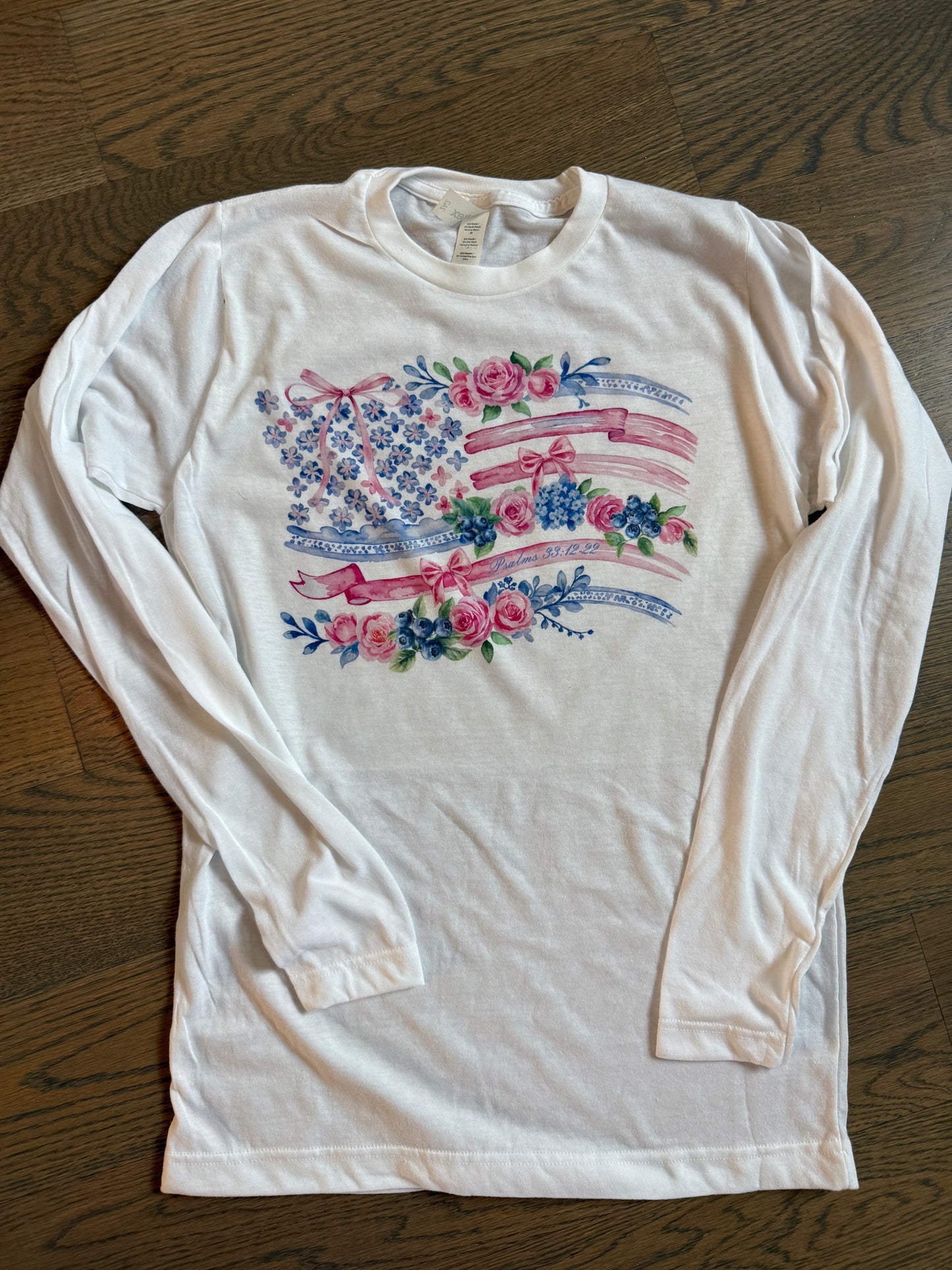 ADULT Psalms Flag Shirt