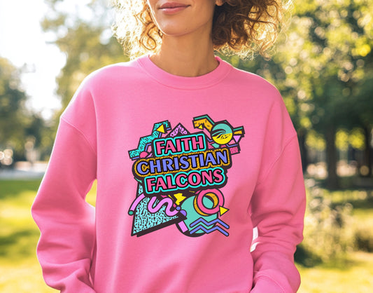 ADULT RETRO FAITH SWEATSHIRT